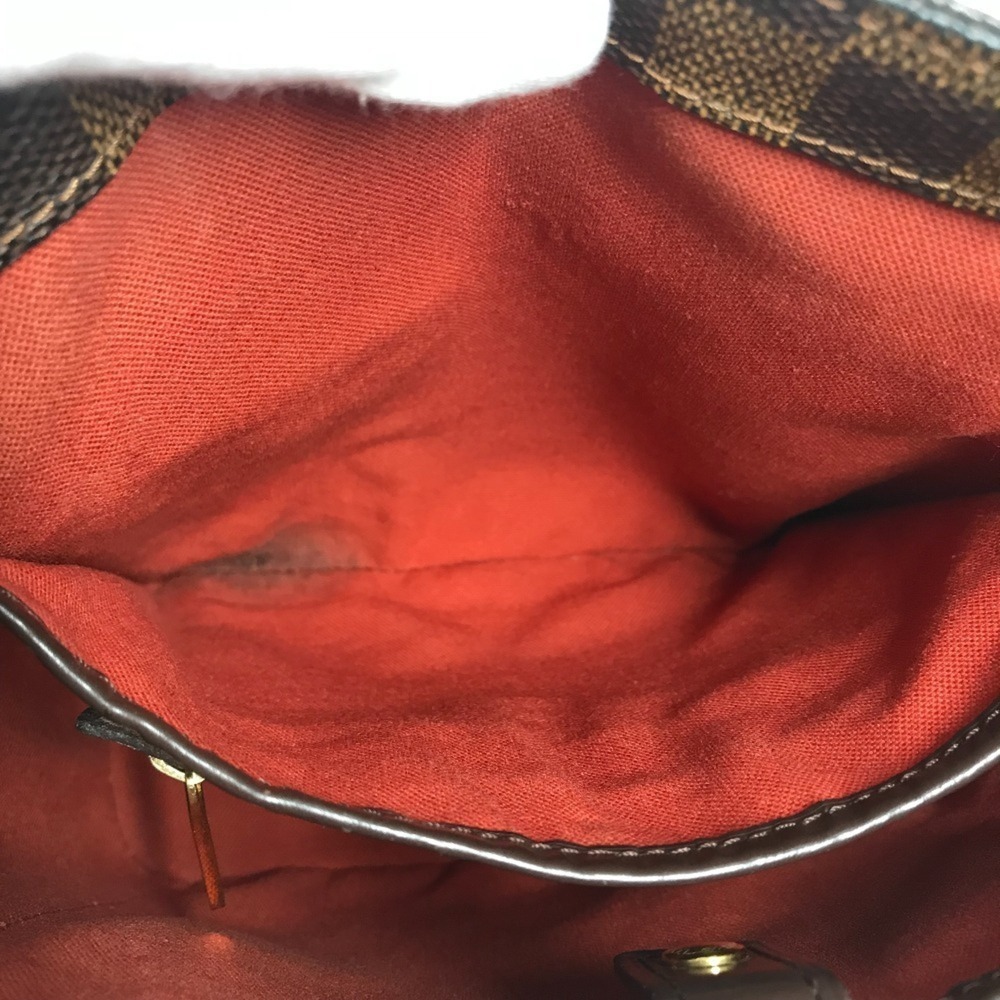 LOUIS VUITTON Authentic Brown Damier Canvas Tote Bag - Picture 10 of 14